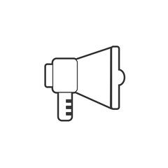 megaphone icon vector illustration for graphic design and websites