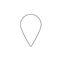 location pin icon vector illustration for graphic design and websites