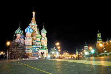 Obraz premium Saint Basil's Cathedral, Moscow, Russia