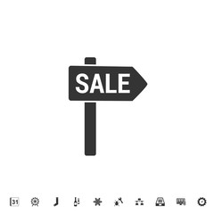 for sell post sign icon vector illustration for graphic design and websites