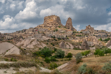 Fototapeta na wymiar Caves in Pidgeon Valley Cappadocia