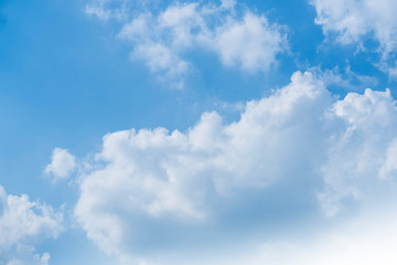 Obraz premium Blue sky with clouds background, Beautiful Amazing shape