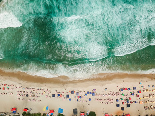 Vista aérea de uma Praia tropical