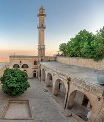 Fototapeta na wymiar Mosque and Courtyard in Mardin