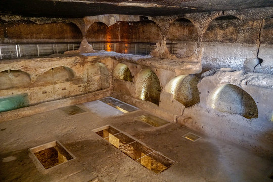 Dara Necropolis outside Mardin, Turkey