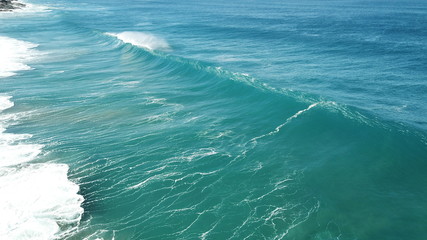 Relax watching the sea the waves and the horizon