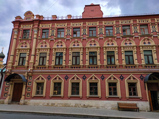 Vysokopetrovsky monastery building in Moscow