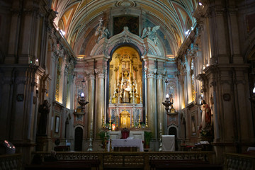 Fototapeta na wymiar A General View of St Anthony Church Lisbon 