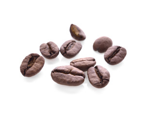 Naklejka premium Coffee bean isolated on white