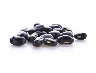 Black bean on white
