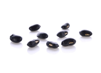 Black bean on white