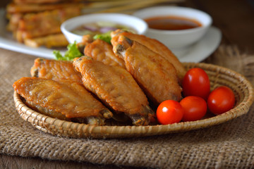  Fried Chicken wing with Fish Sauce