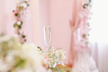 wedding glass of champagne