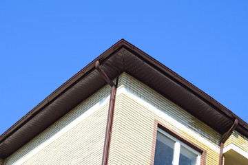 The roof of a multistory building