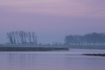 Le Mont Saint Michel in der Normandie Frankreich Dezember Winter
