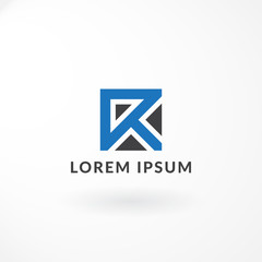 Monogram Design Letter is Abstract Letter R