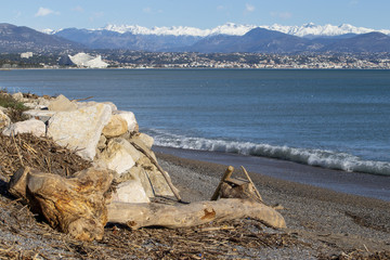 La Baie des Anges (the Bay of Angels) in Antibes in the south of France.