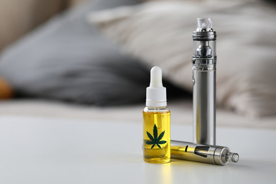 Medical marijuana treatment concept