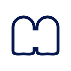 Fototapeta premium the healthy blue tooth logo design is very simple and modern