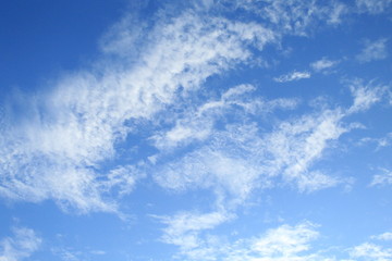 blue sky with clouds