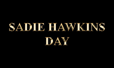 Sadie Hawkins Day