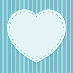 Background template with heart frame