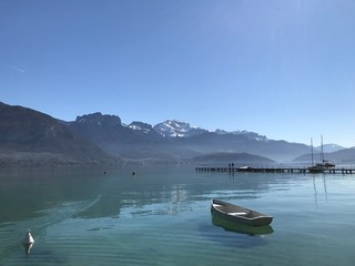 Fototapeta na wymiar Lago Annecy