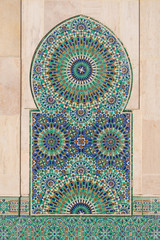 Hassan II Mosque is a mosque in Casablanca, Morocco. It is the largest mosque in Africa and the 3rd largest in the world. Its minaret is the world's second highest minaret at 210m Construction details