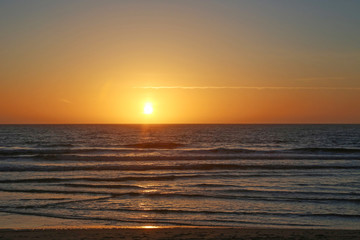 Fototapeta na wymiar Sonnenuntergang am Strand