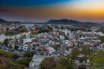 Fototapeta na wymiar Udaipur City View