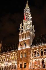 Fototapeta na wymiar Belgium at night