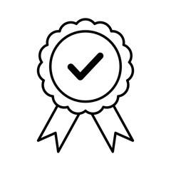 Medal icon vector simple design