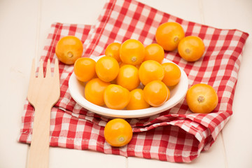 Cape gooseberry, delicious fruit also called Physalis peruviana.