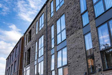 Obraz premium Terraced brick houses