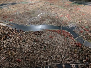 NYC Arial View (color)