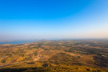 Thailand, Above, Abstract, Aerial View, Agricultural Field