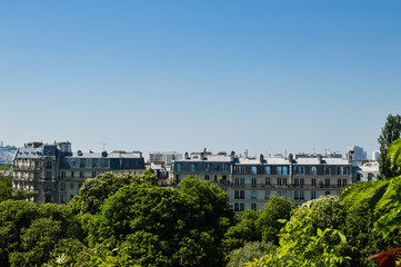 Fototapeta na wymiar Paris nature city landscape