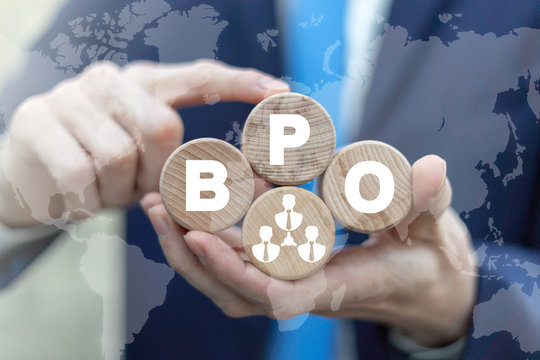 BPO Business Process Outsourcing Concept.