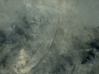 black and white abstract fractal background 3d rendering illustration