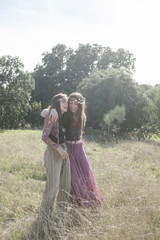 Hippie girls