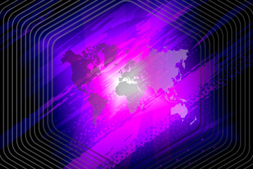 Fototapeta premium abstract, design, pattern, light, wallpaper, blue, line, texture, backdrop, technology, illustration, fractal, motion, digital, art, black, template, green, purple, concept, color, space, futuristic