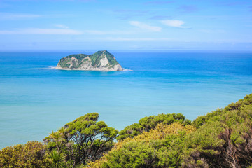 Scenic landscape at East Cape Lighthouse, East Cape, North Island, New Zealand
