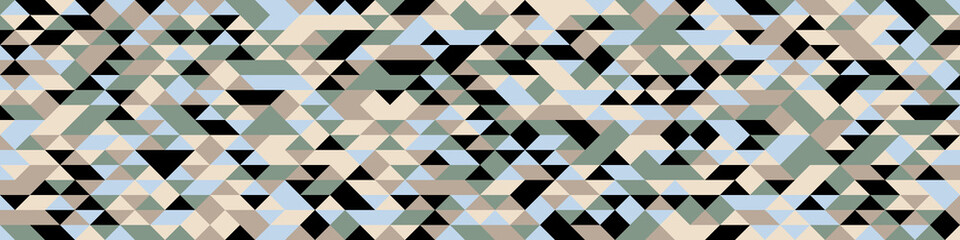 Pattern with random colored Diamonds Generative Art background illustration