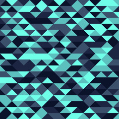 Obraz premium Pattern with random colored Diamonds Generative Art background illustration