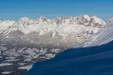 Wilder Kaiser Gebirge im Winter