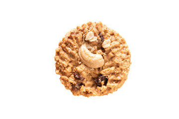 cookies isolated on white background with clipping path
