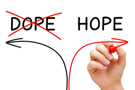 Hope Not Dope Rehabilitation Arrows Concept