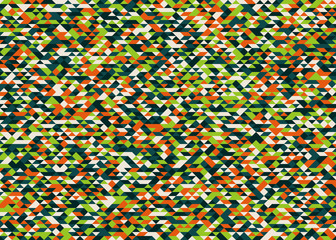 Fototapeta na wymiar Pattern with random colored Diamonds Generative Art background illustration