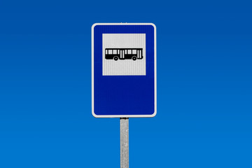 bus line traffic sign