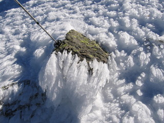 Senderismo en hielo Peñalara Madrid